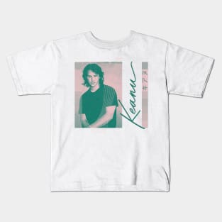 キアヌ KEANU REEVES 90s Aesthetic Fan Design Kids T-Shirt